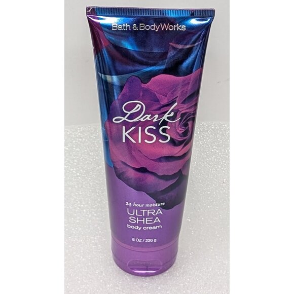 Bath & Body Works Dark Kiss Ultra Shea Body Cream 8 Oz Tube 24 Hour Moisture - Picture 1 of 1
